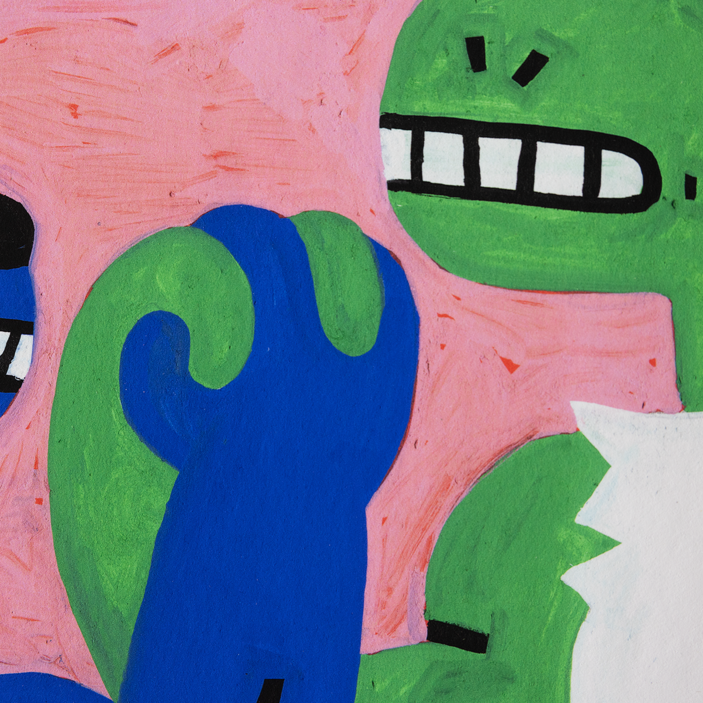 Showdown with Lizard man